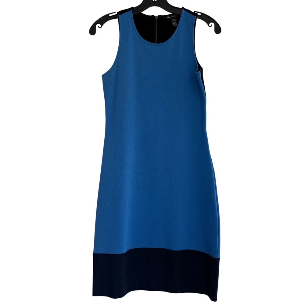 Kenneth Cole New York Blue and Navy Sleeveless Dress XS